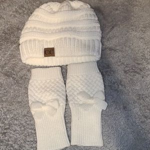 C.C hat &gloves